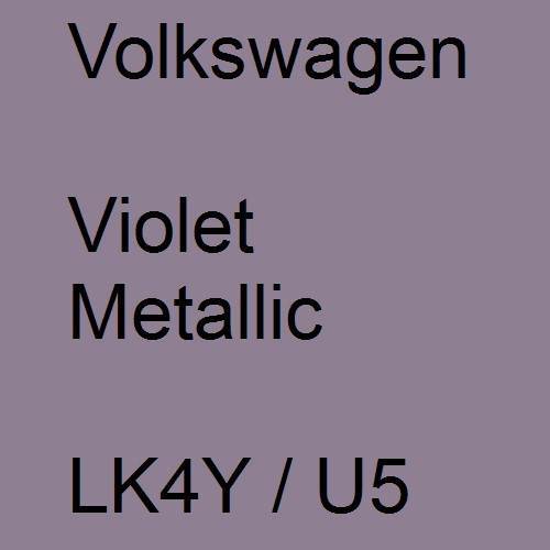 Volkswagen, Violet Metallic, LK4Y / U5.